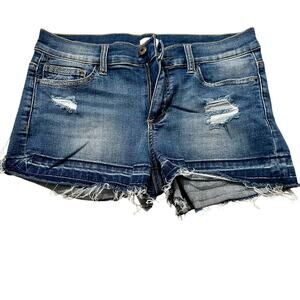 sneak peek jean shorts, size M
